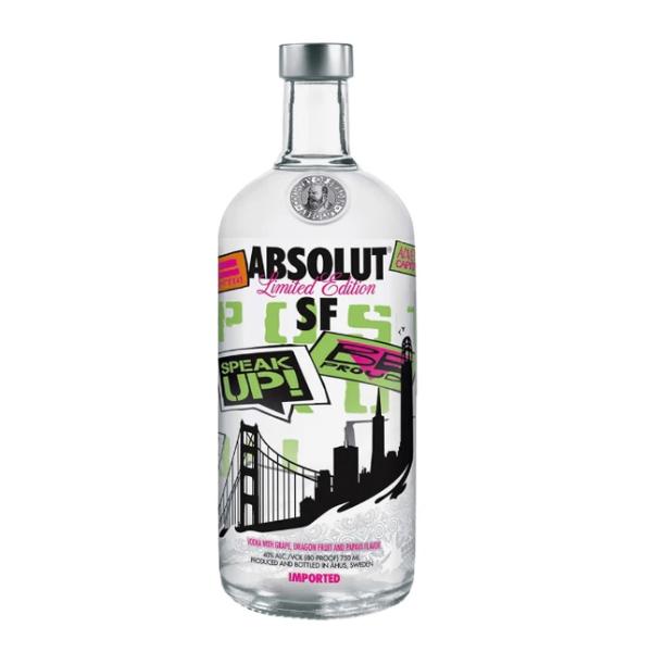 Absolut SF Limited Edition Vodka (750Ml)