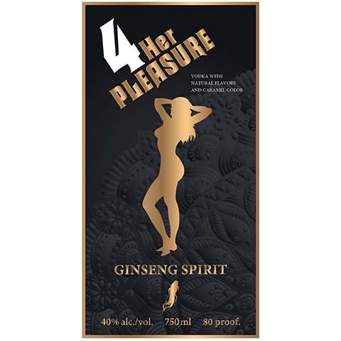 4 Her Pleasure Ginseng Spirit Vodka