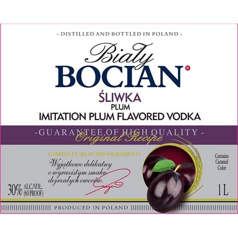 Bialy Bocian Plum Vodka