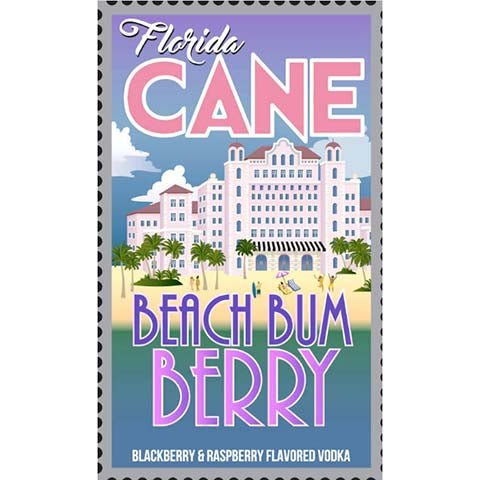 Florida Cane Beach Bum Berry Vodka