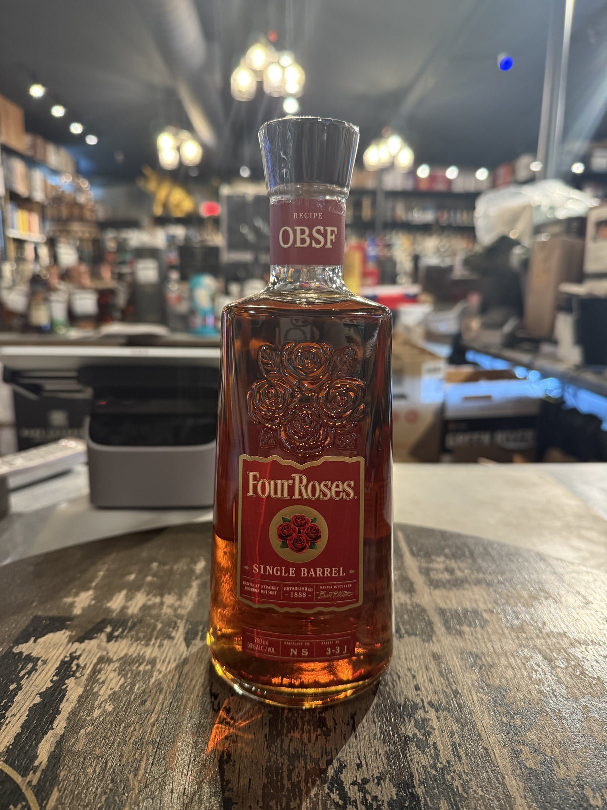 Four Roses Single Barrel Obsf Bourbon Whiskey 100 Proof 750ml