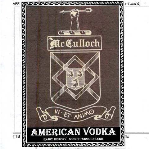 John McCulloch American Vodka