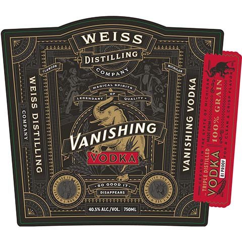 Weiss Vanishing Vodka