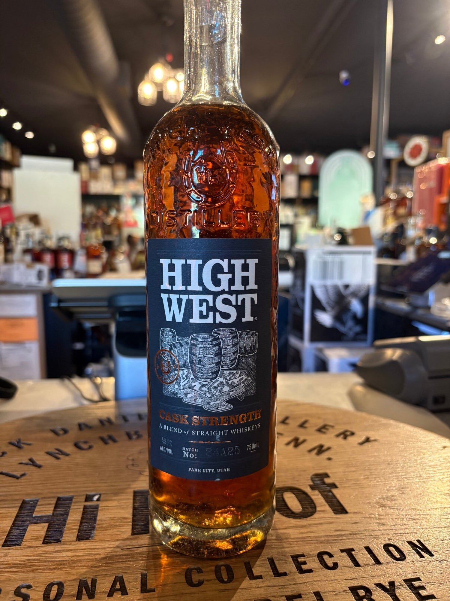 High West Cask Strength 119.8 Proof Bourbon Whiskey #24a25 750ml