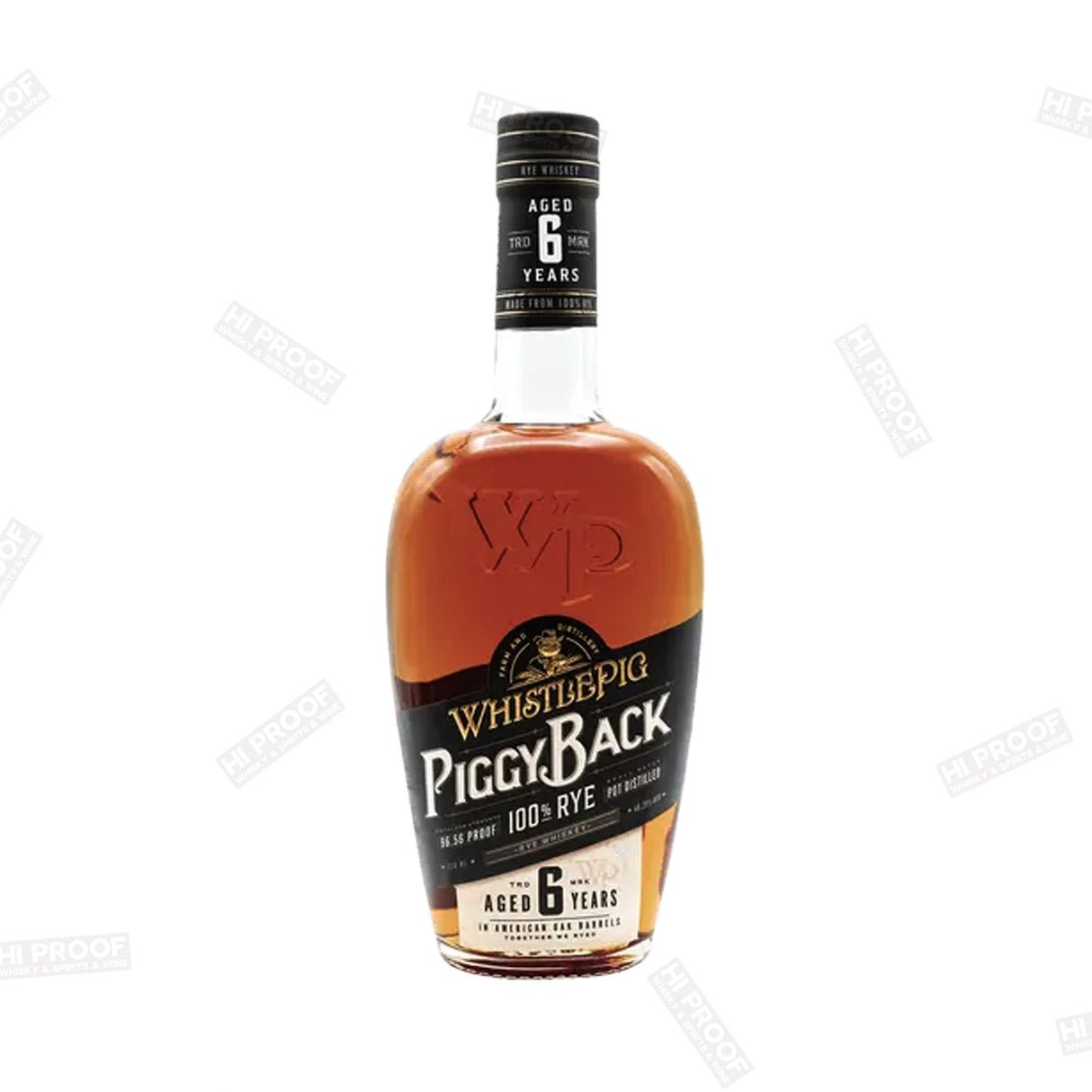 Whistlepig Piggyback Rye Aged 6 Year 750ml